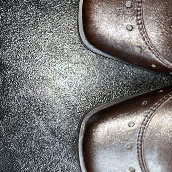 LifeStride Brown Leather Block Heel - Picture 3 of 7